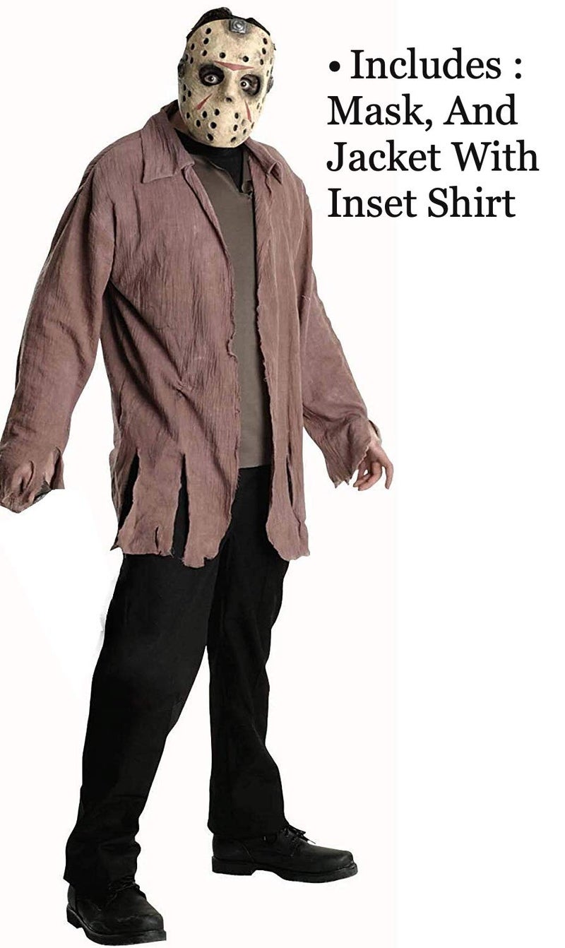 Rubies Friday the 13th: Jason Voorhees Costume for Adults, Men's XL - Image 1